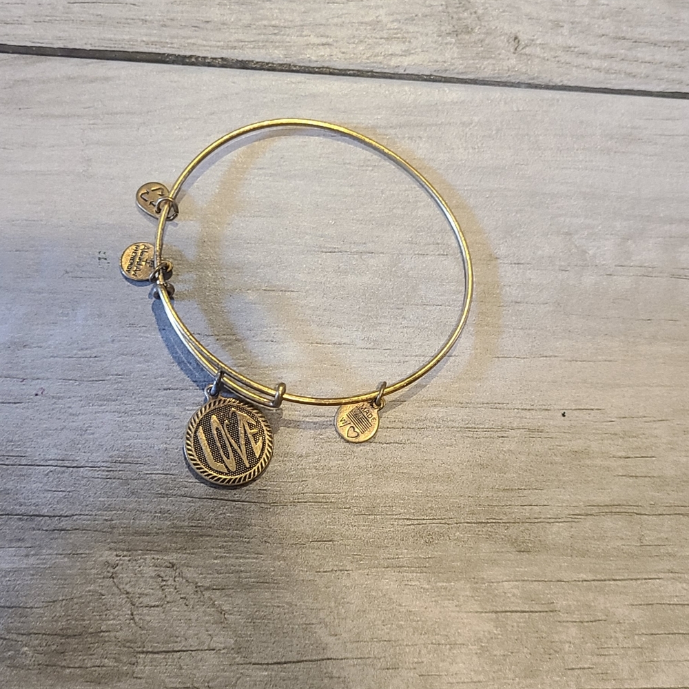 🦔Alex and Ani love charm bracelet🧁